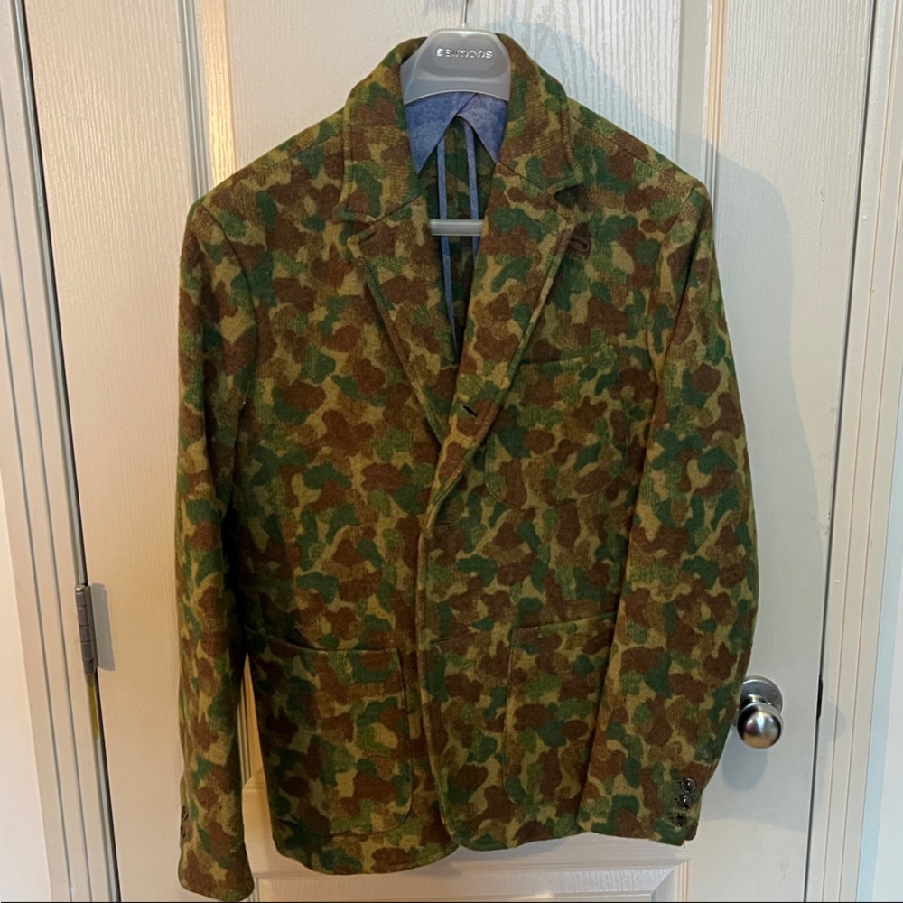 Jacquard Camo Men's Monitaly Jacket
